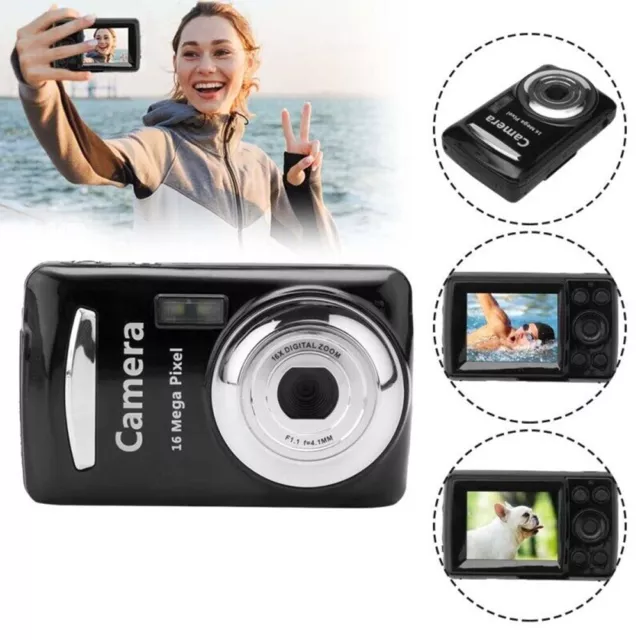 64G 2.4'' Digital Camera Mini Compact 16MP HD TFT Camcorder DV Video LCD Display