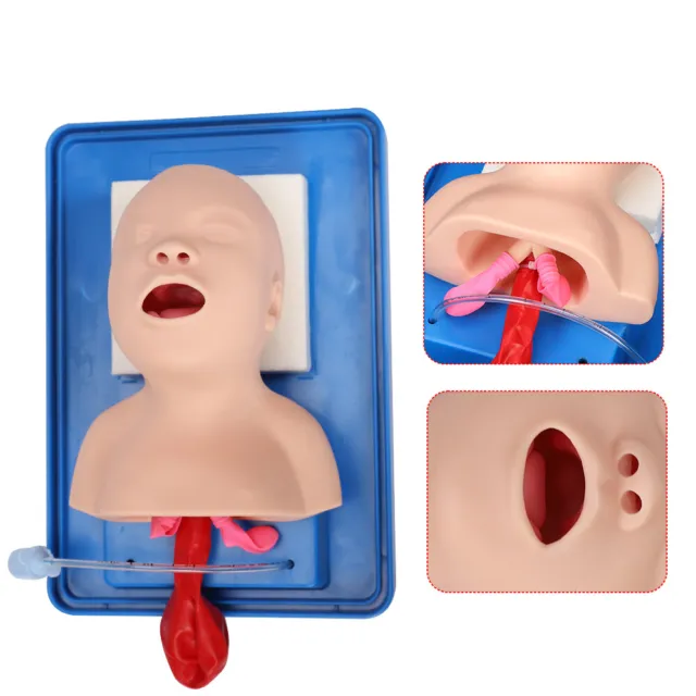 Intubation Manikin Lab Airway Study Infant Body Model Management Trainer Aid PVC