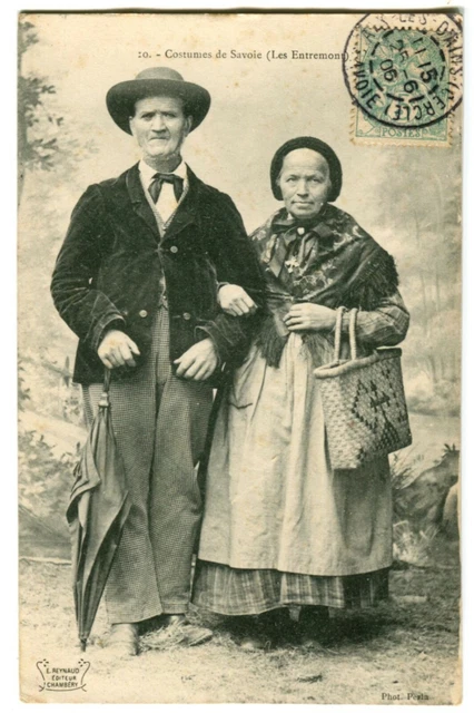 CPA 73 Savoie Folklore Costumes de Savoie Les Entremonts
