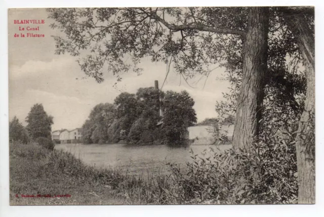 BLAINVILLE Meurthe et Moselle CPA 54 le channel de la spinature 2