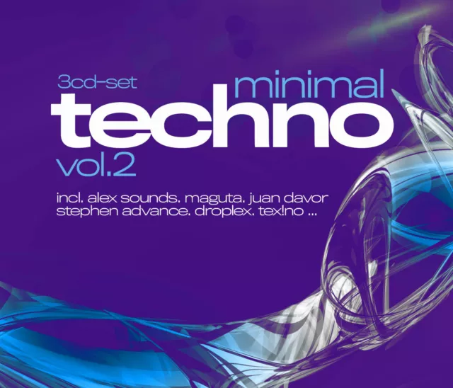CD Minimal Techno Volumen 2 De Varios Artistas 3CDs