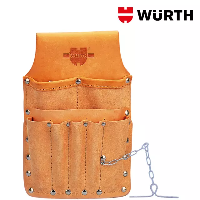 Borsa Marsupio Elettricista Porta Attrezzi in Cuoio - WÜRTH 071593 023 2