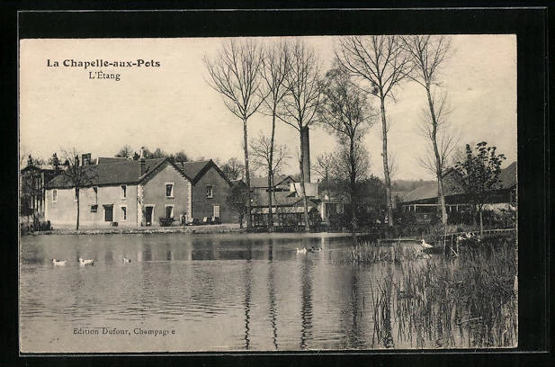 CPA La Chapelle-aux-Pots, l´Étang