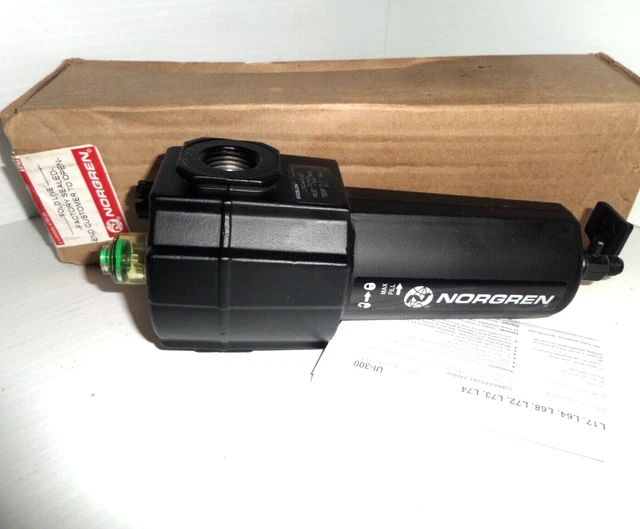 ⭐NEW IN BOX⭐NORGREN L74C-4AS-007 Oil-Fog Lubricator 1/2"