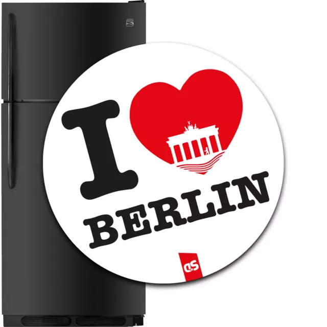 Design-Magnet: I LOVE BERLIN r, Berlin-Magnet, berliner Geschenk für Verliebte