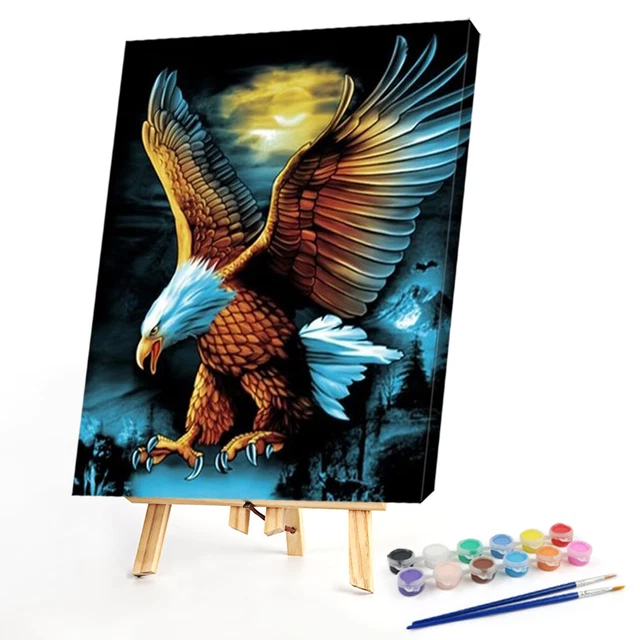 YEESAM ART DIY pittura a olio con numeri adulti bambini