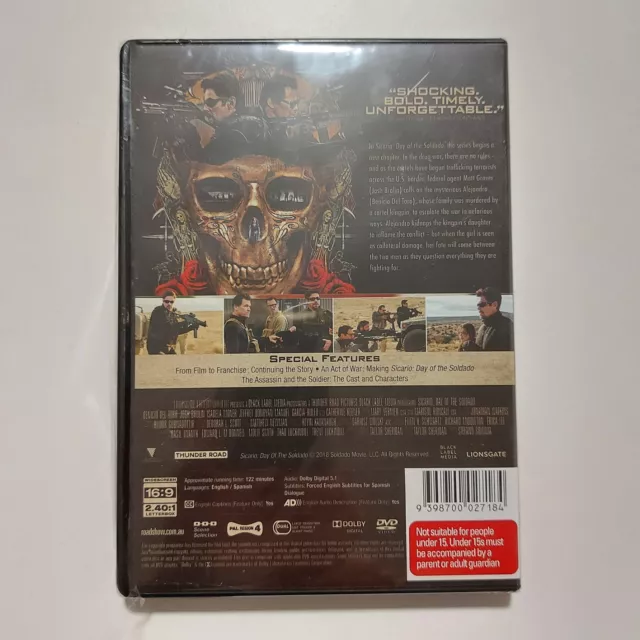 Sicario Day of the Soldado DVD NEW Region 4 2