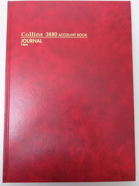 Collins 3880 A4 Journal Account Book Hard Cover 168P 10856