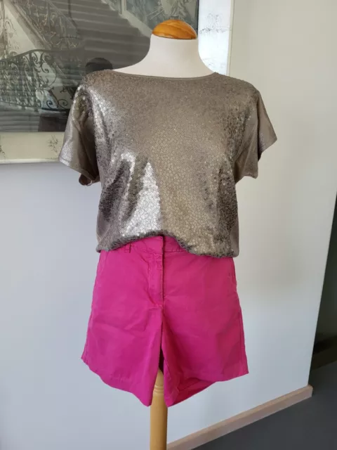 TOMMY HILFIGER Gr 6 / 36 / 38  Shorts Bermuda Kurze Hose  Pink  mit Taschen