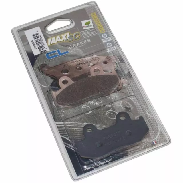 Plaquette de frein cl brakes pour honda 125 sh 2002+2008 av, nes@ 2001+ av (1