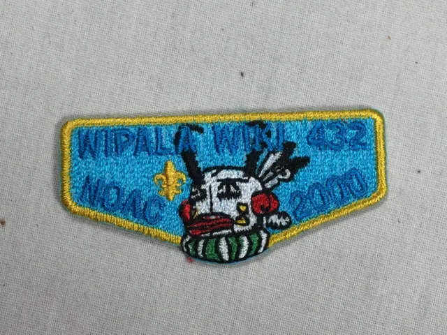 Wipala Wiki OA Lodge 432 2000 NOAC Mini Flap Event BSA Patch