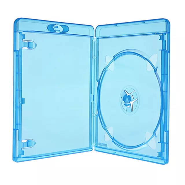 10 Amaray Blu Ray Hüllen 11 mm für 1 Bluray,DVD Disc Leerhülle Single case