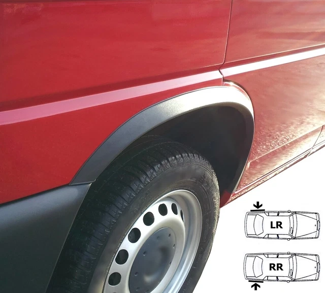 T4 Rear VW T4 REAR wheel arch trim left right wing panel BLACK style new kit ...