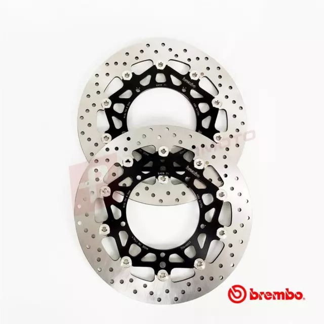 Brembo Floating Front Brake Disc Pair to fit Yamaha MT-10 2016-