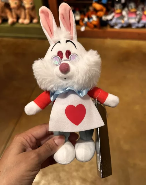 Disney Parks NuiMOs Alice in Wonderland White Rabbit Plush Doll Poseable Toy