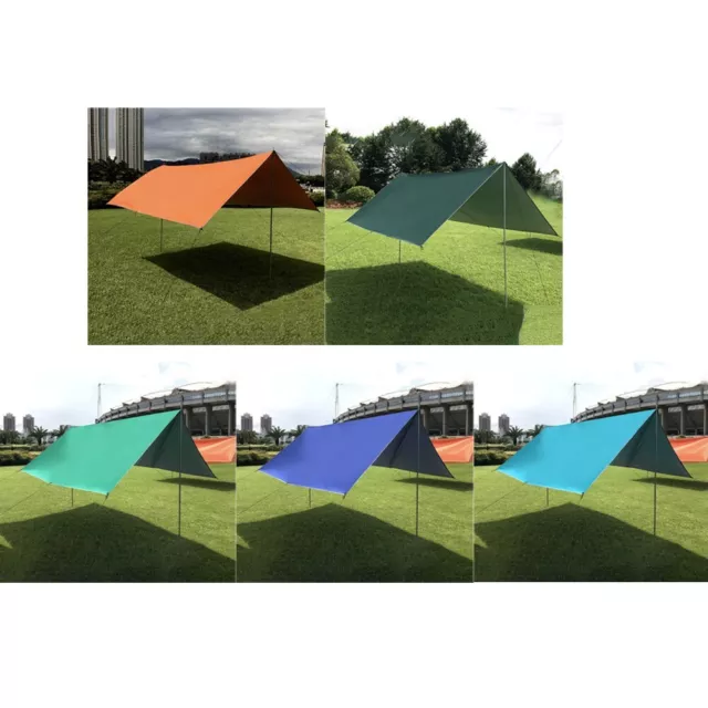 Tent Canopy Waterproof 1 Set Multifunctional Polyester Rain Shelter Mat