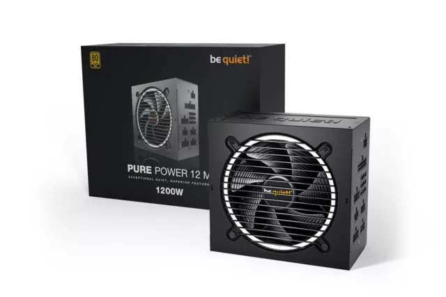 Be Quiet! Pure Power 12 M ATX 3.0 - 1200w - 80Plus Gold