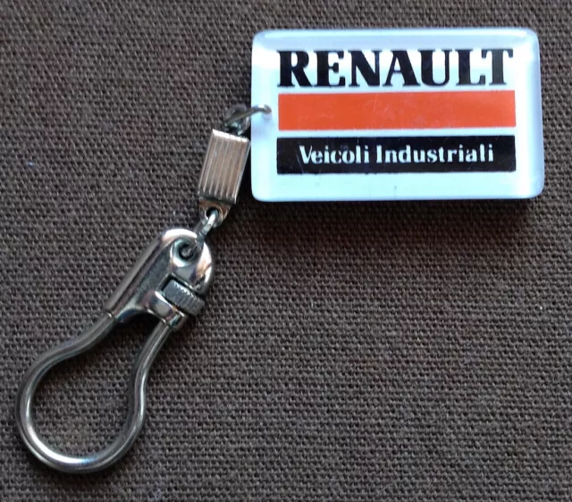 RENAULT industriale portachiavi keychain porte-clés keyring, vintage anni '80