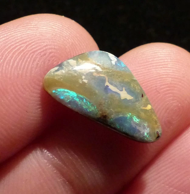 Opale Brute Taillée En Cabochon - Opale Boulder 31,35 Carats - Idée Cadeau Noël Ou Collection