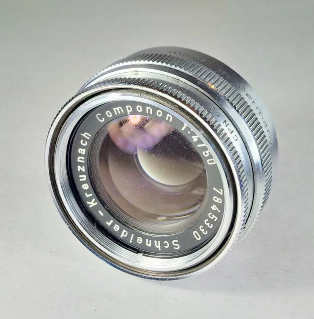 Schneider-Kreuznach Componon 50 mm f/4 lente ampliadora - c. 25 mm montaje a tornillo
