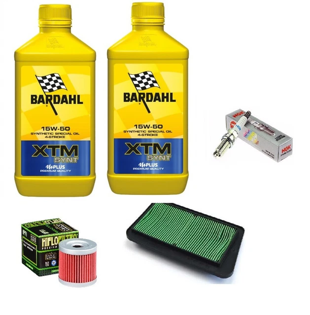 KIT/TAGLIANDO MOTO Guzzi V35/V65/Ntx/350/650 Bardahl Xtm Synt 15W50 Filtro Olio EUR 33,11 - Foto 8
