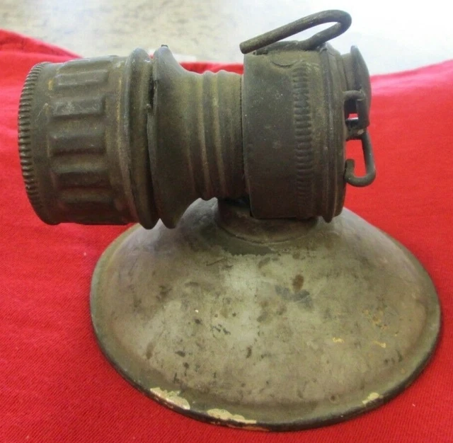 Brass Coal Miners Carbide Head Lamp Guys Dropper Shanklin Mfg Co Springfield ILL