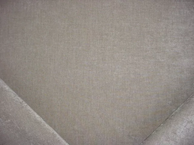 8-1/8Y Kravet Smart 33981 Silvery Grey Strie Chenille Upholstery Fabric