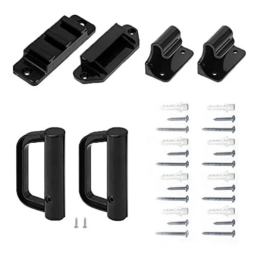 Retractable Baby Gate Replacement Parts (Black) Retractable Dog Gate Hardware