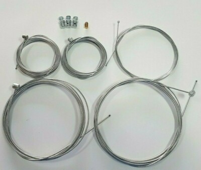 Accelera Kit 5 cavi frizione cambio acceleratore serrafili per Vespa 50 Special L N R ET3 