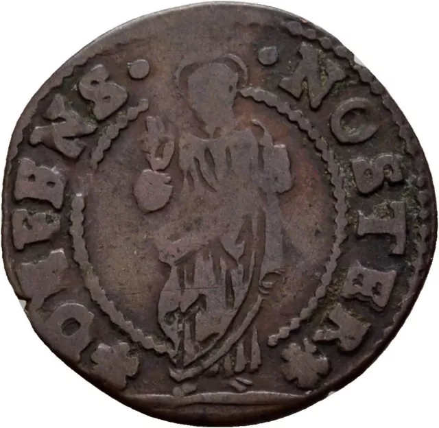 Italien Venedig Soldo Antonio Giustinian  22 mm/ 1,7 g  Original Münze #KAS260