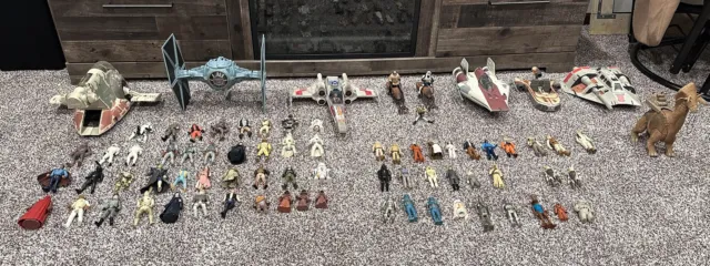 Star Wars 3.75" Figurines, Vehicles and Play sets Collection! 70’s, 80’s & 90’s!