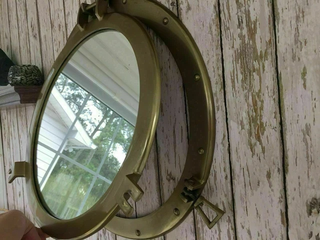 Clé Chaîne Laiton Doré Style Marin Antique Avec Miroir - Thème Dragon Ball Z (neuf, Modifié)