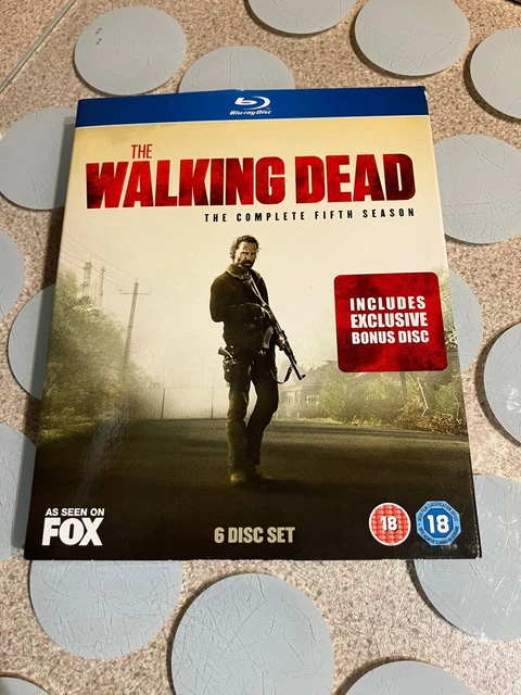 THE WALKING DEAD Season 5 with Bonus Disc Blu ray New And Sealed