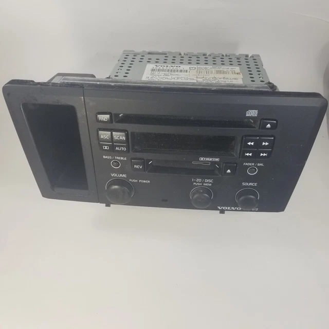 2001 02 03 04 05 Volvo V70 S60 Stereo Cd Tape Radio - Untested As Is For Parts