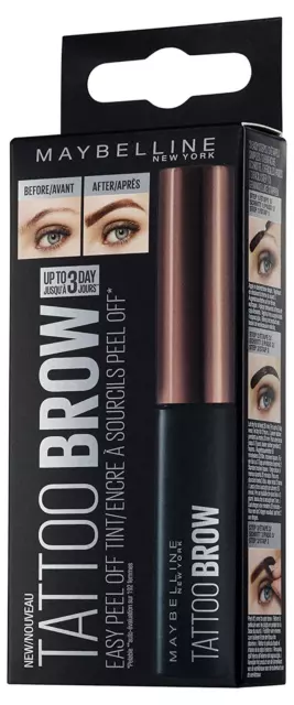 Maybelline New York Augenbrauenfarbe Tattoo Brow Gel- Tint Nr.3 Medium Brown 5ml