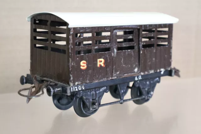 Hornby O Spur Southern Sr Braune Rinder Transporter Waggon 11204 Oi