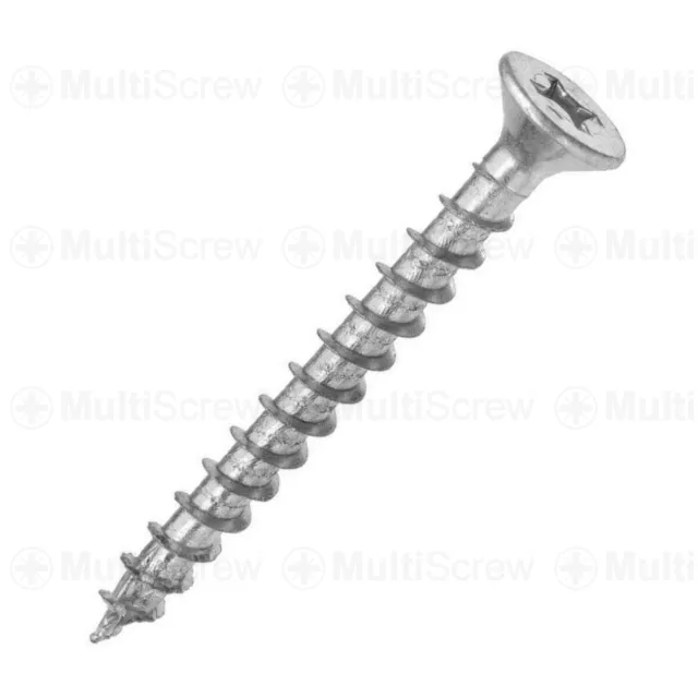 3.5 - 6.0mm STAINLESS STEEL WOOD SCREWS POZI COUNTERSUNK CHIPBOARD SCREW A2 304