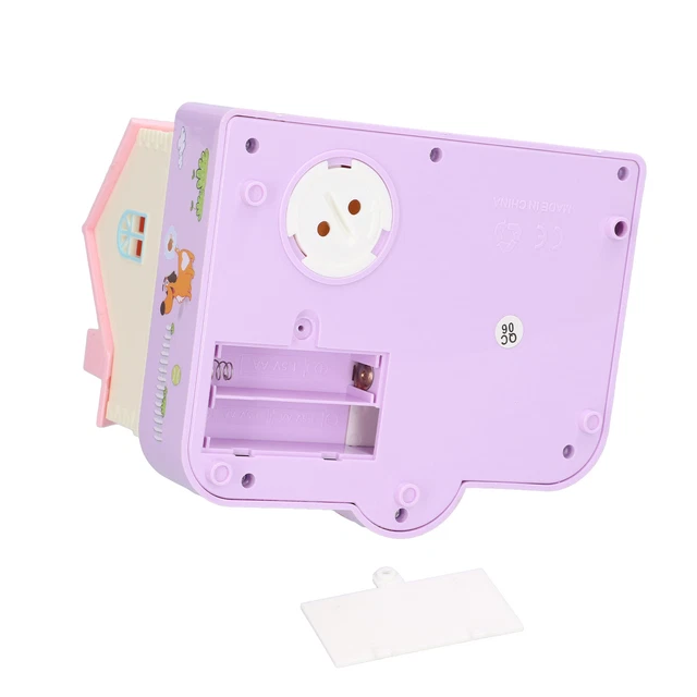 (Purple Fortune Dog)DoghoUTe Money Saving Box Automatic Coin Swallowing W/Lig UT