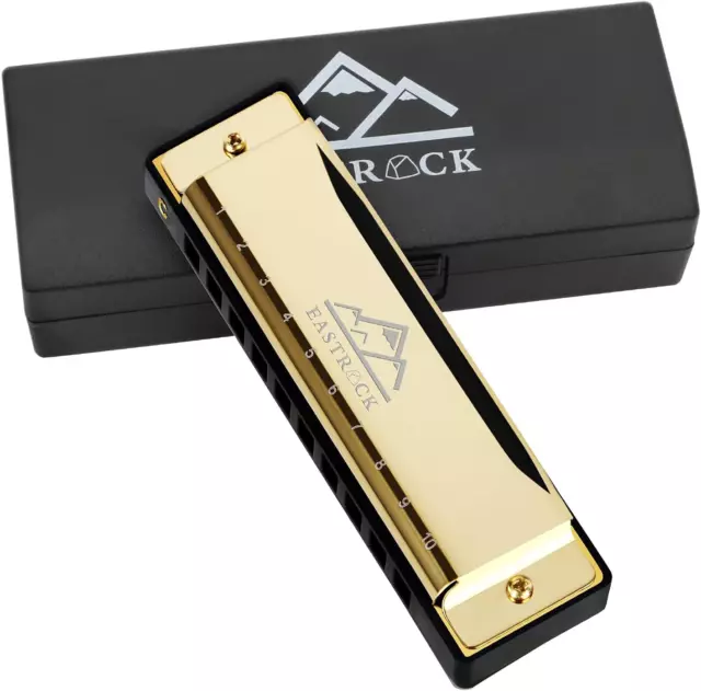 NEUMA HARMONICA MOUTH Organ 10 Holes 20 Tunes Blues Key of C for