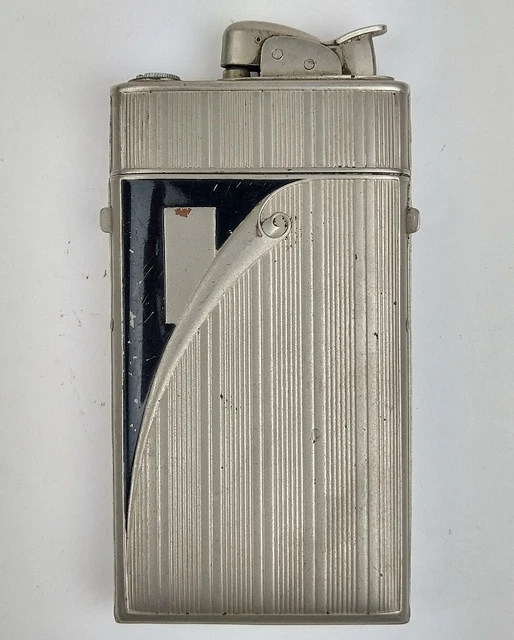 VINTAGE EVANS CIGARETTE Case & Lighter Combo Made In USA (needs new