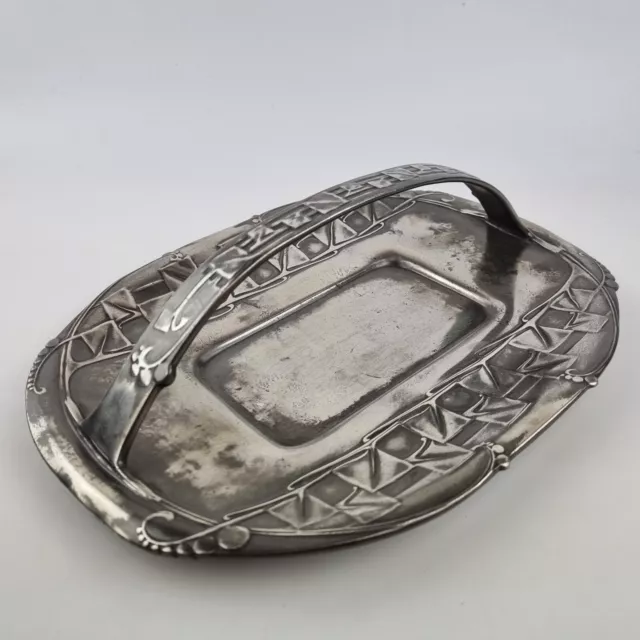 Antique Arts & Crafts Tudric Pewter Cake Tray Archibald Knox For Liberty & Co. #