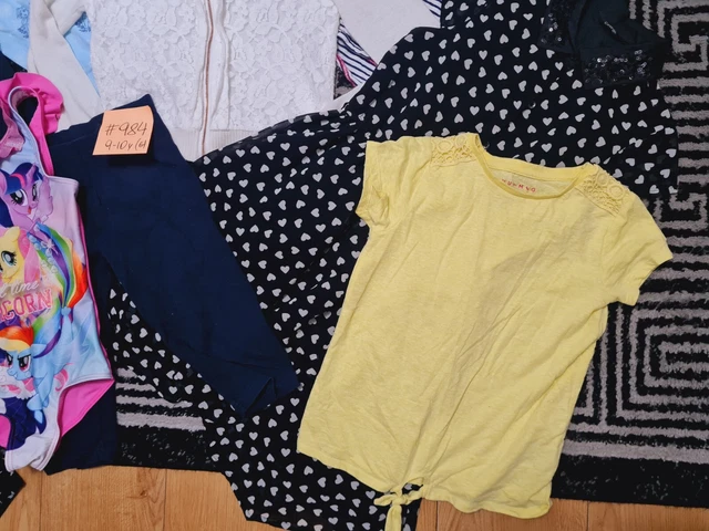 #984-XXL Enorme pacchetto di vestiti per ragazze 9-10 anni NEXT RALPH RIVER M&S H&M GEORGE 2