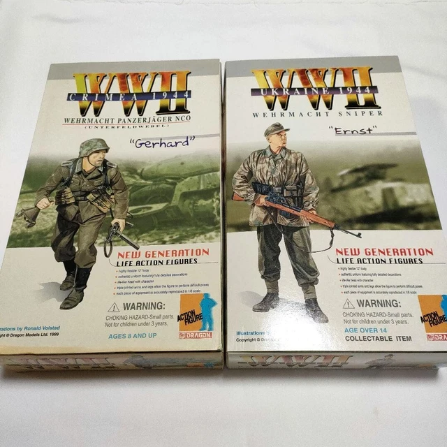 Dragon WW2 WWⅡ 1:6 Figure Gerhard and Ernst Set bulk