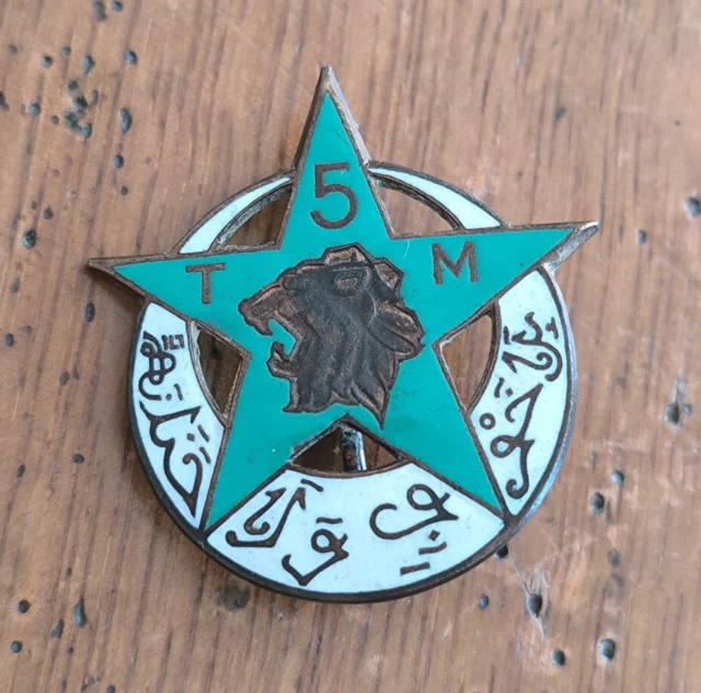 Insigne 3e Régiment De Tirailleurs Marocains – Delannoy, Arthus Bertrand, Ancien