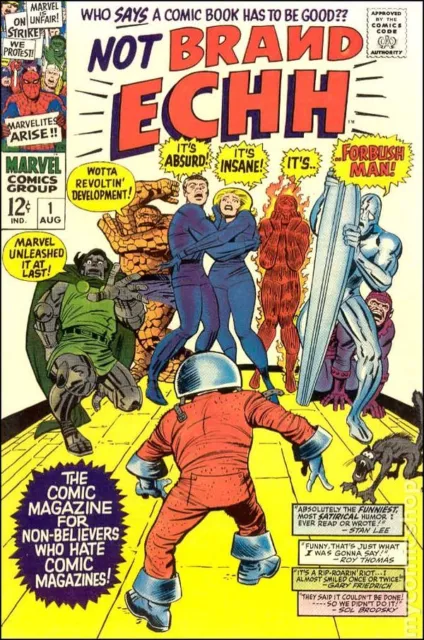 Not Brand Echh #1 VG- 3.5 1967 Stock Image 1st Marvel parody book