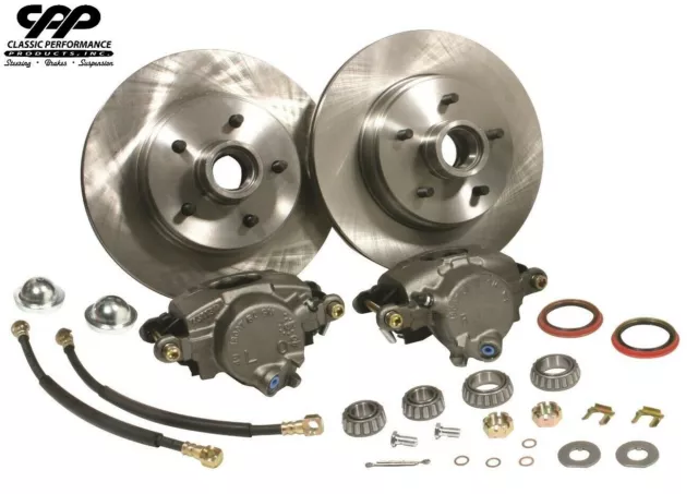 1958-70 Chevy Belair Impala CPP 2" Drop Spindle Disc Brake Component Kit 1958-70 Chevy Belair Impala CPP 2" Drop Spindle Disc Brake Component Kit