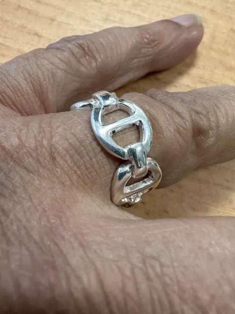 BAGUE MAILLE MARINE Massif 925 EUR 39 99 PicClick FR