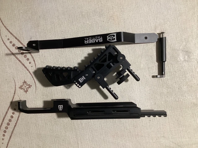 SABER TACTICAL BUTT Stock Bag Rider Arca/Picatinny Rail Fx Impact Mk 1 ...