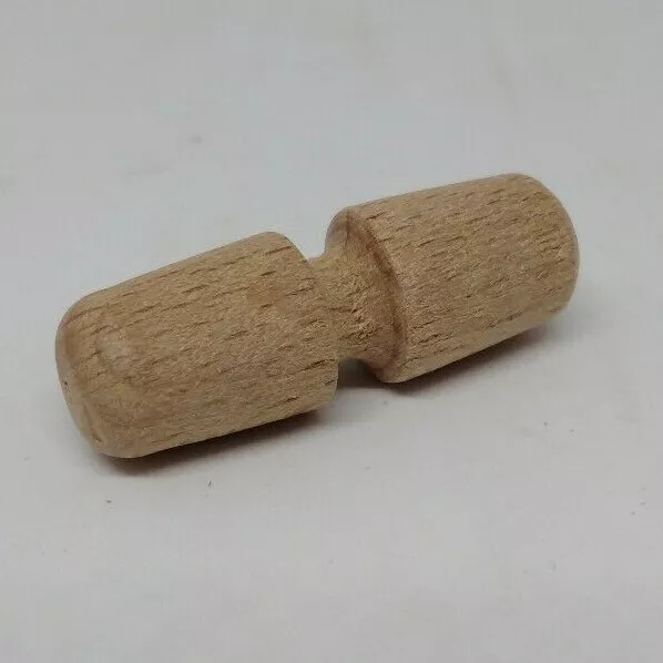 Wooden Toggle Rounded Ends 1.25 Inch / 32mm Buttons Vintage