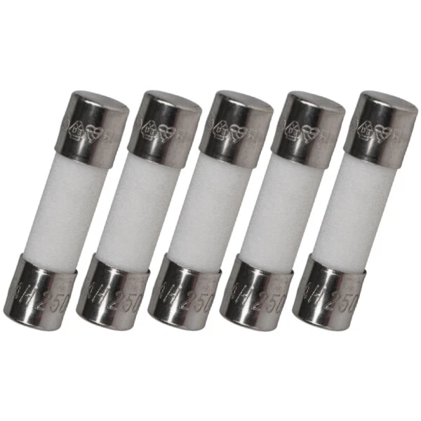 Pack of 5, T3A250V, T3A 250V, T3 250V Cartridge Ceramic Fuse 5X20mm (3/16 inch Pack of 5, T3A250V, T3A 250V, T3 250V Cartridge Ceramic Fuse 5X20mm (3/16 inch